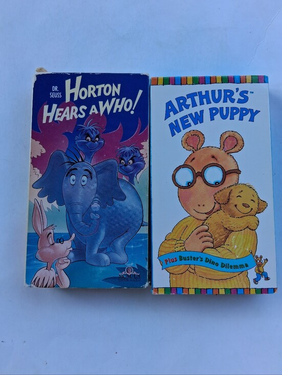 PBS Other - Horton Hears A Who & Arthur VHS Tapes